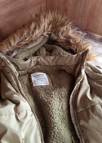 Kahverengi Kürklü Midi Kadın Kışlık Mont - Görsel 2