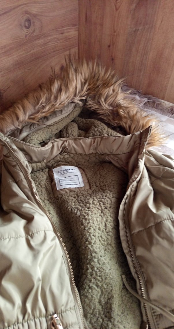 Kahverengi Kürklü Midi Kadın Kışlık Mont - Görsel 2