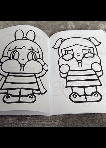 Beden Renk Crybaby Boyama Kitabı sticker ve maske hediyeli