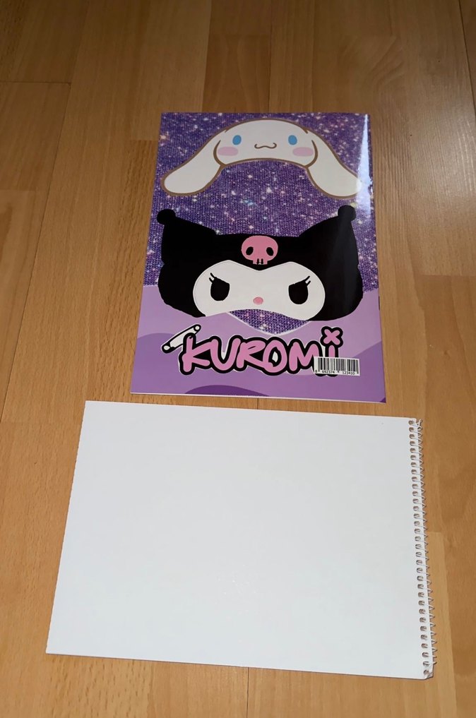 Kuromi Boyama Kitabı ve Stickerlı Defter - Görsel 2