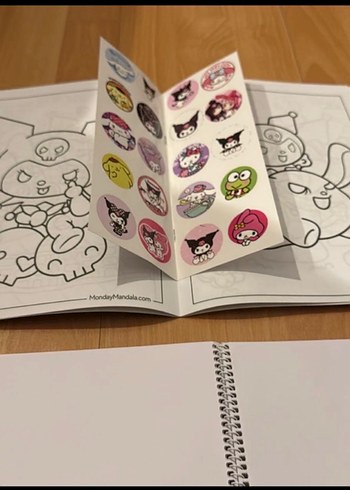 Kuromi Temalı Renkli Boyama Kitabı - Görsel 3