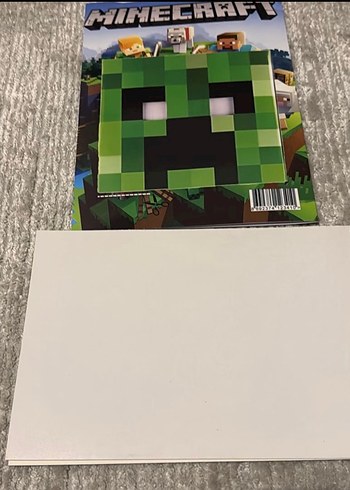 Minecraft Boyama Kitabı ve Sticker Maskesi - Görsel 2