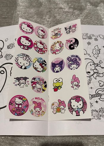 Hello Kitty ve Arkadaşları Boyama Kitabı - Görsel 3