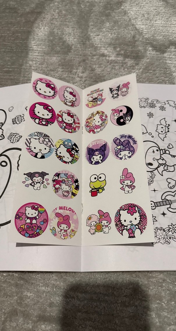 Hello Kitty ve Arkadaşları Boyama Kitabı - Görsel 3