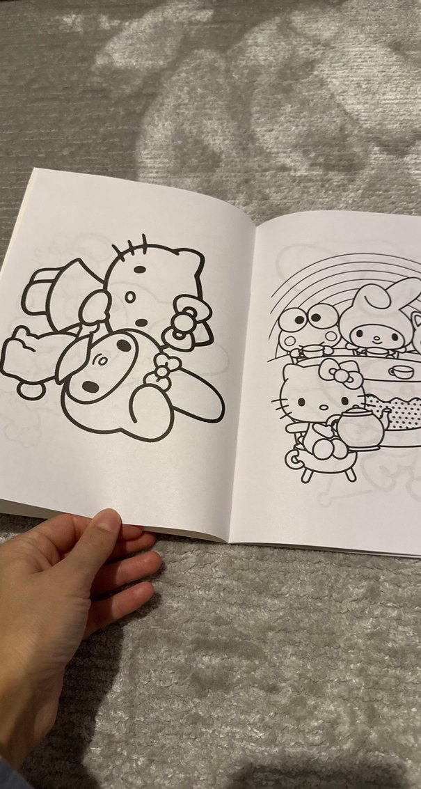 Hello Kitty ve Arkadaşları Boyama Kitabı - Görsel 5