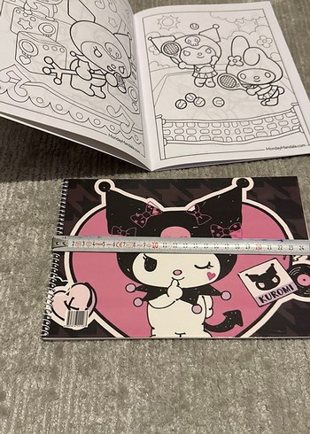 Kuromi Boyama Kitabı ve Sticker Maske - Görsel 4