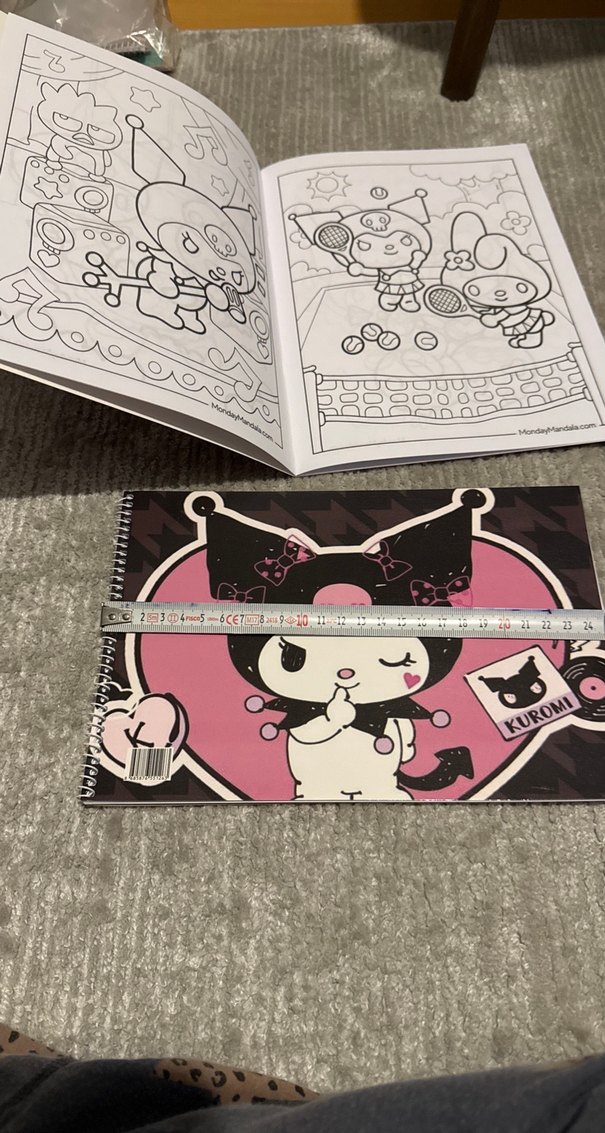 Kuromi Boyama Kitabı ve Sticker Maske - Görsel 4