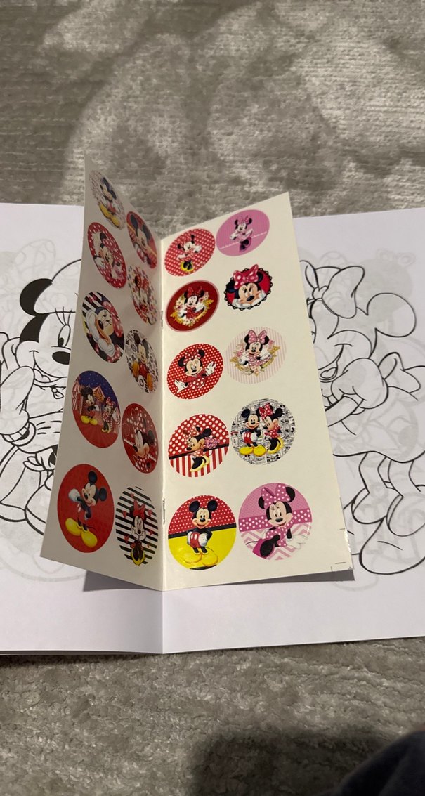 Minnie Mouse Boyama Kitabı ve Sticker Seti - Görsel 3