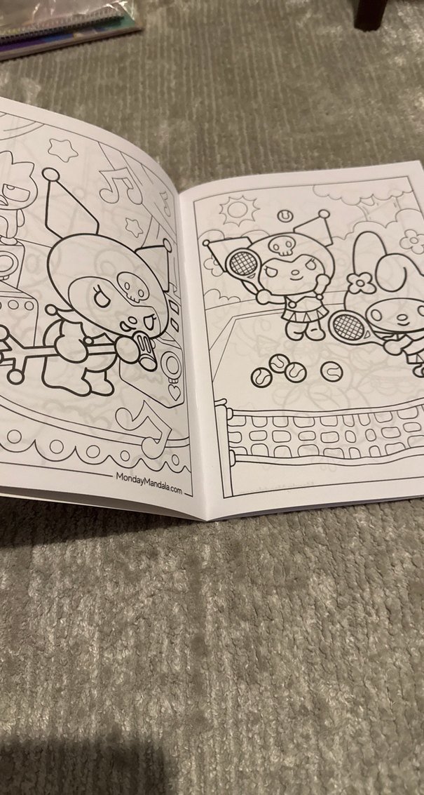 Kuromi boyama kitabı - Görsel 4