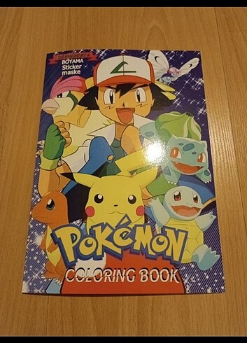 Pokemon boyama kitabı 