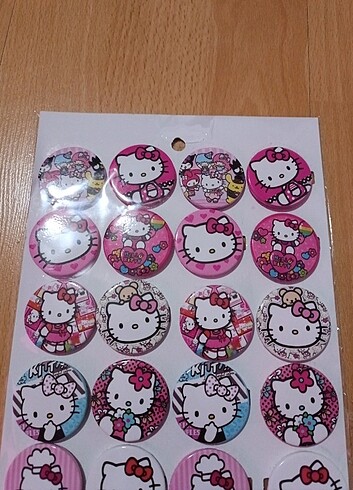  Beden Hello kitty metal rozet 