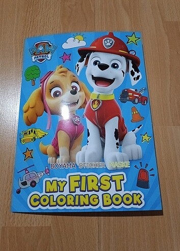 Paw patrol boyama kitabı 