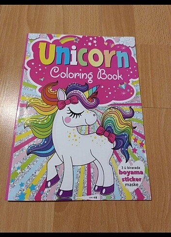 Unicorn boyama kitabı 