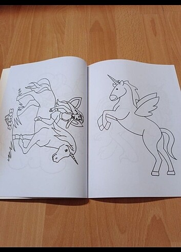  Beden Renk Unicorn boyama kitabı 