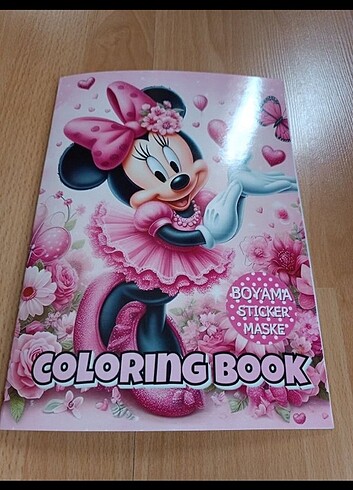 Mini mouse boyama kitabı 