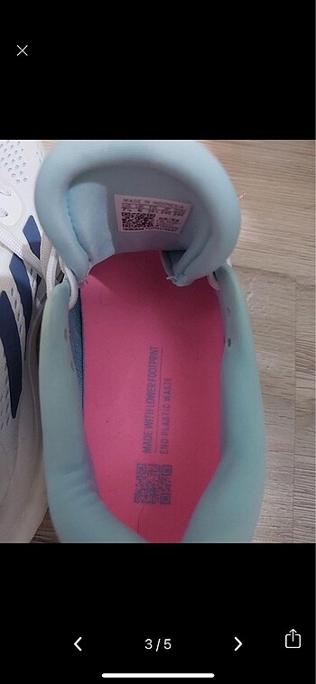 39 Beden Adidas supernova 2W kadın spor ayakkabı