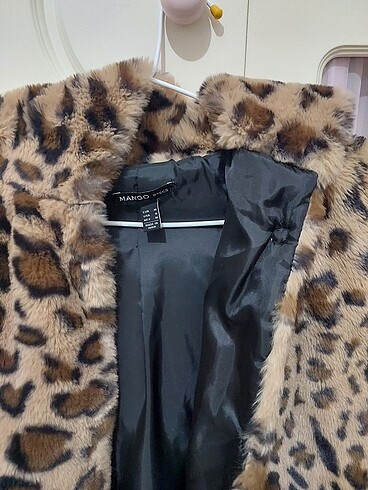 m Beden Mango leopar kürk