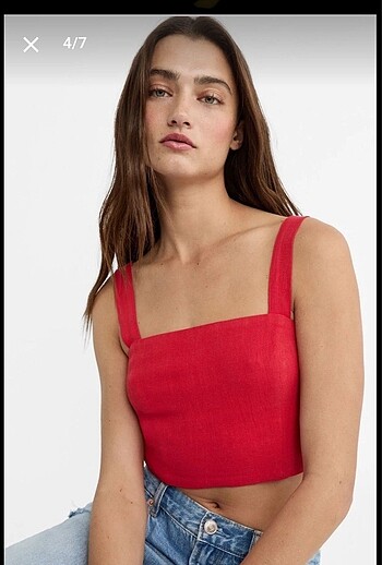 Stradivarius crop bluz