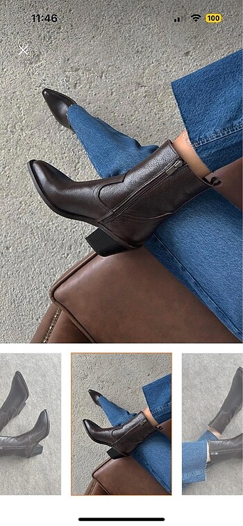 Stradivarius Straswans kovboy botu