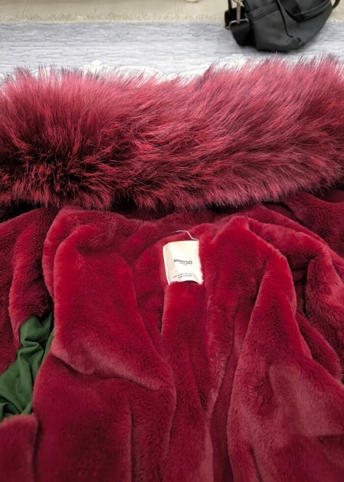 Mango kürklü parka - Görsel 5