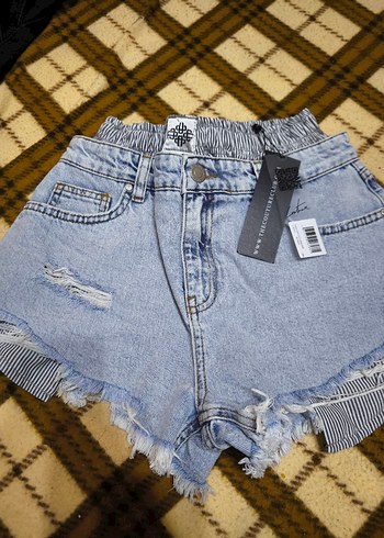m Beden Gri Baskılı Kadın Denim Pantolon