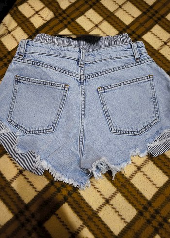 m Beden mavi Renk Gri Baskılı Kadın Denim Pantolon