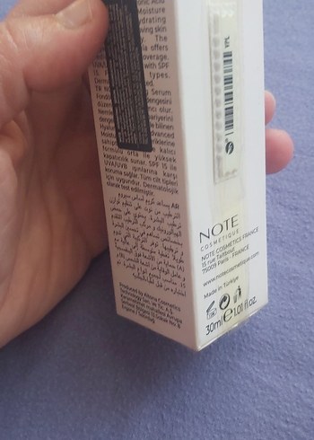 BB Krem fondöten note - Görsel 8