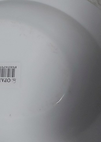 Desenli Beyaz Porselen Kayık Tabak Seti - Görsel 4