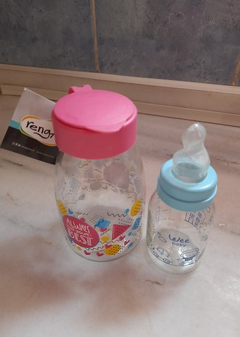 Renkli Bebek Biberonları ve Saklama Kutuları - Görsel 5