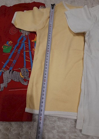 Pamuklu Renkli Çocuk Pijama Takımı - Görsel 3