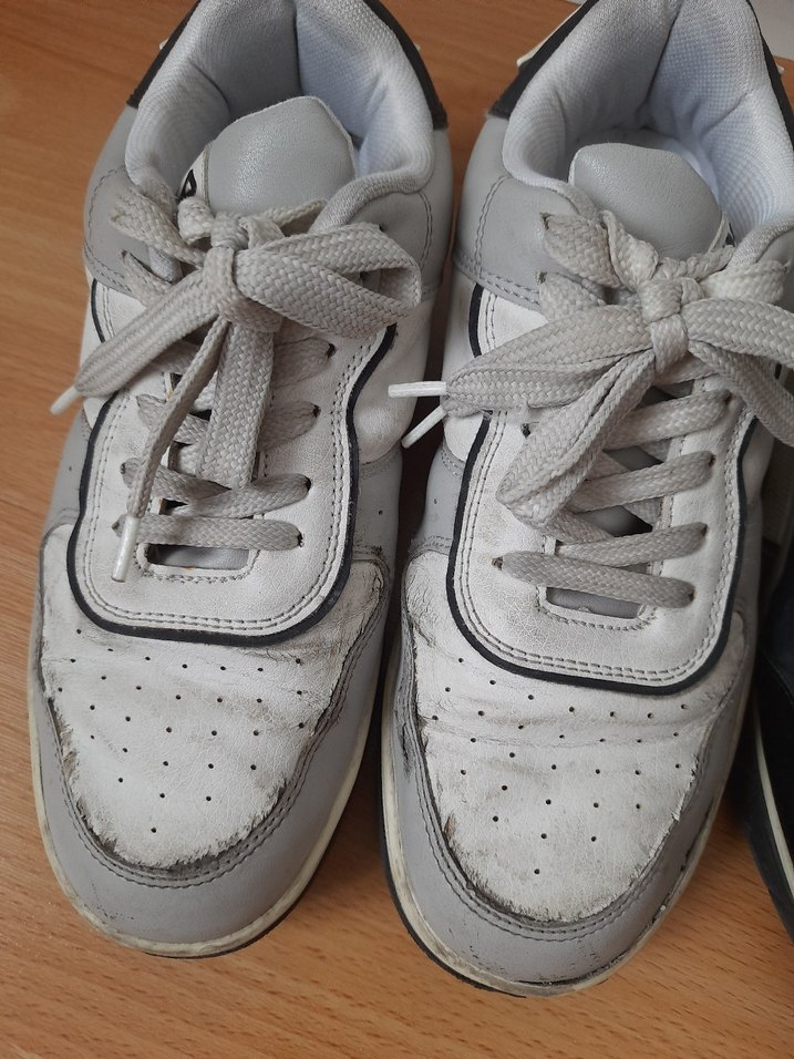 Gri Bağcıklı  Spor Ayakkabı - Görsel 5