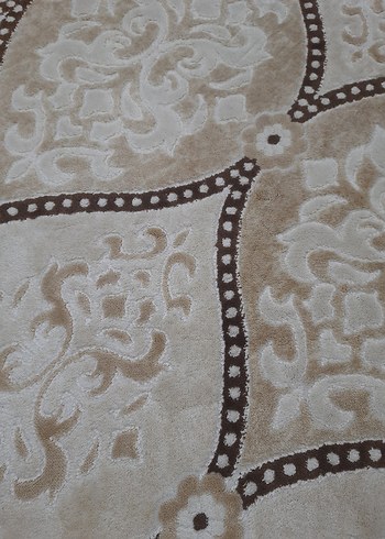 Diğer Bej ve Gri Soyut Desenli Halı