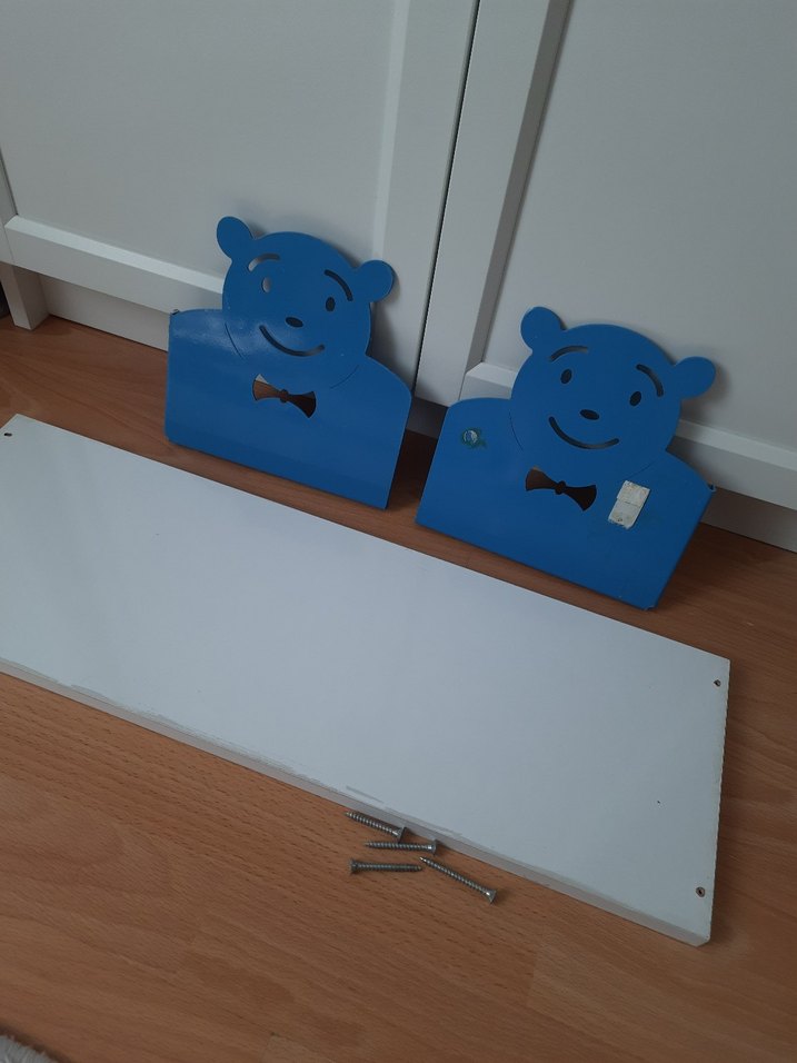 Mavi Çocuk odası duvar rafi - Görsel 2