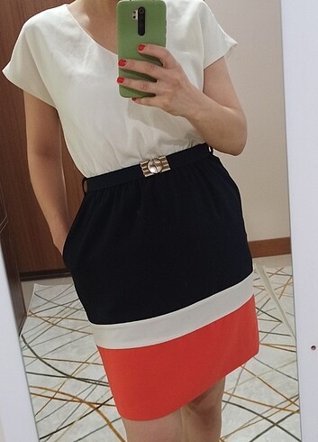38 Beden Lacivert M / 38 Koton Kısa Elbise