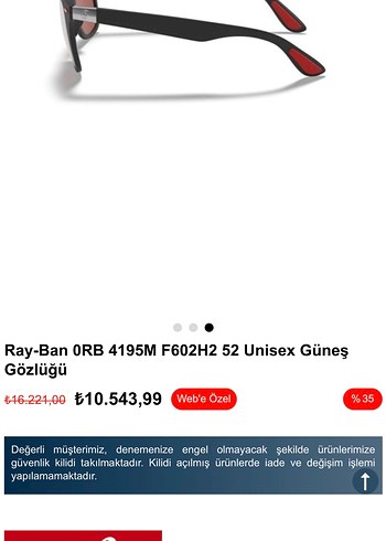 Ray-Ban 0RB 4195M F602H2 Gri Unisex Güneş Gözlüğü