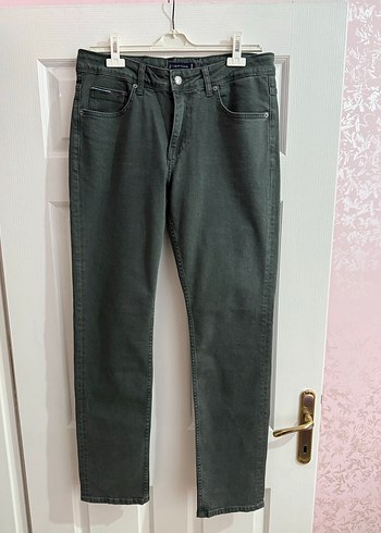 Gri Regular Fit Erkek Kot Pantolon