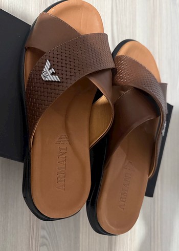 Erkek Kahverengi Tokalı Rahat Terlik - Görsel 7