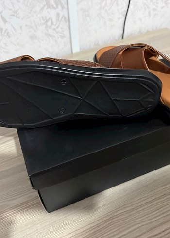 Erkek Kahverengi Tokalı Rahat Terlik - Görsel 4