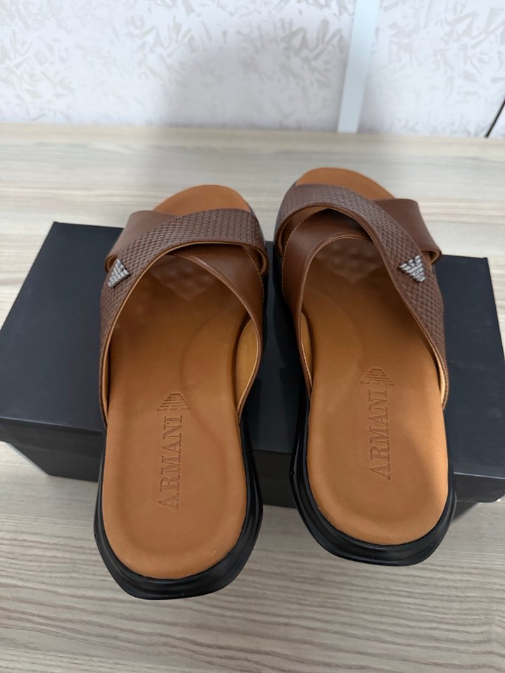 Erkek Kahverengi Tokalı Rahat Terlik - Görsel 2