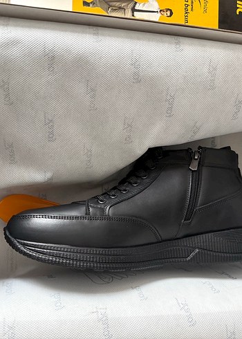 Siyah Fermuarlı Erkek Biker Bot - Görsel 3