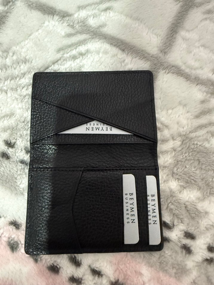 Siyah Yılan Desenli Erkek Cüzdanı - Görsel 3