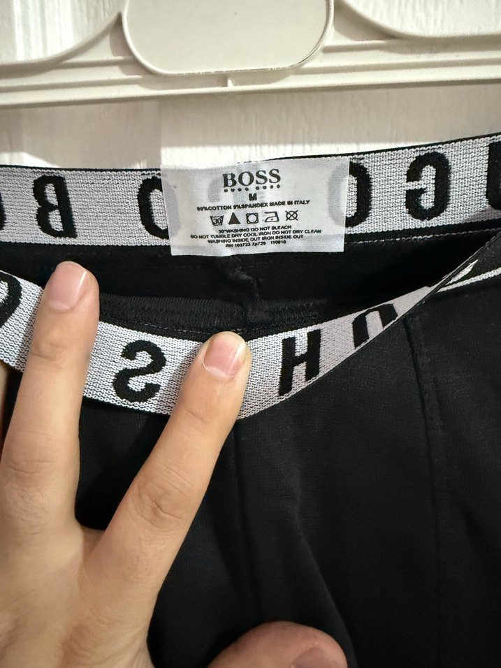 Siyah Elastik Bel Erkek içlik - Görsel 4