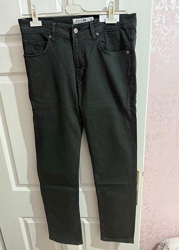 Siyah Regular Fit Erkek Kot Pantolon - Görsel 4