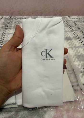 Calvin Klein Beyaz Baskılı Erkek Atlet - Görsel 3