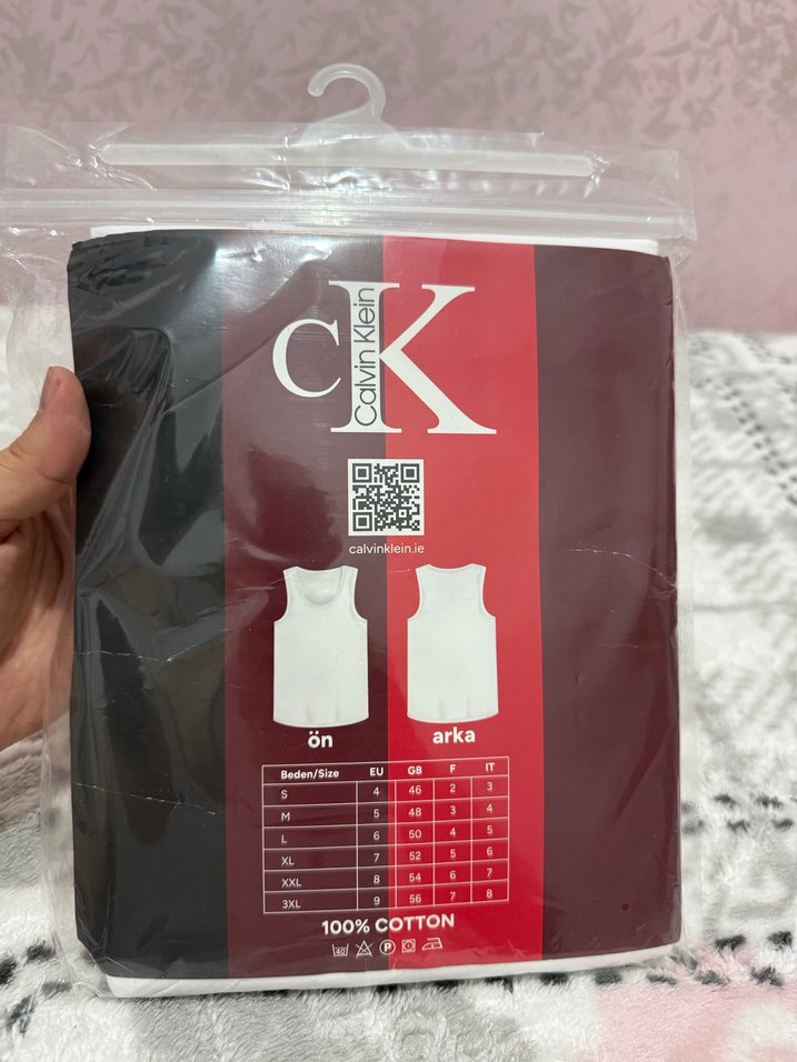 Calvin Klein Beyaz Baskılı Erkek Atlet - Görsel 2