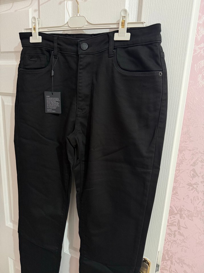 Siyah Regular Fit Erkek Pantolon - Görsel 4