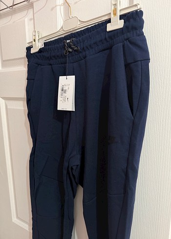 Nike Lacivert Esnek Bel Eşofman Altı - Görsel 3