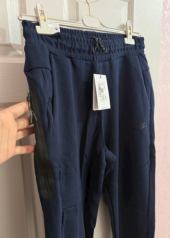 Nike Lacivert Esnek Bel Eşofman Altı - Görsel 4