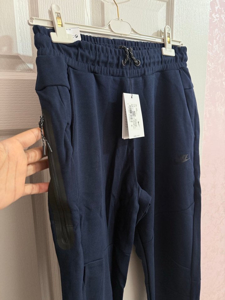 Nike Lacivert Esnek Bel Eşofman Altı - Görsel 4