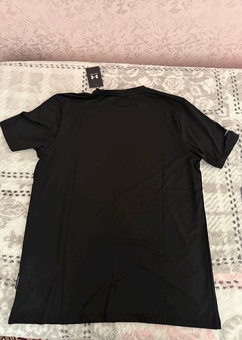 Erkek Siyah Kısa Kollu Spor Tişört - Görsel 4